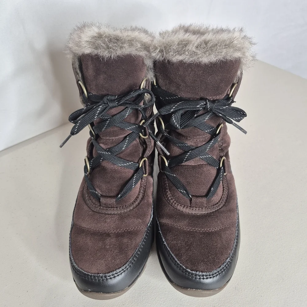 Sorel Tivoli Faux Fur Waterproof Winter Boots - Size 7